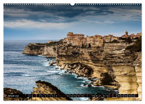 Produktbild: Bonifacio. Korsika (hochwertiger Premium Wandkalender 2026 DIN A2 quer), Kunstdruck in Hochglanz