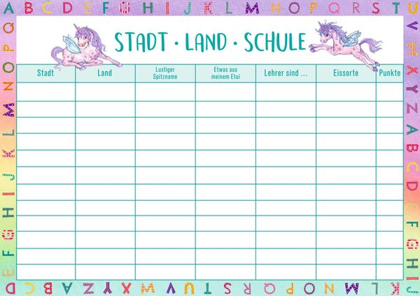 Produktbild: Meine superschlaue Einhorn Schulstart-Box (Einhorn-Paradies)
