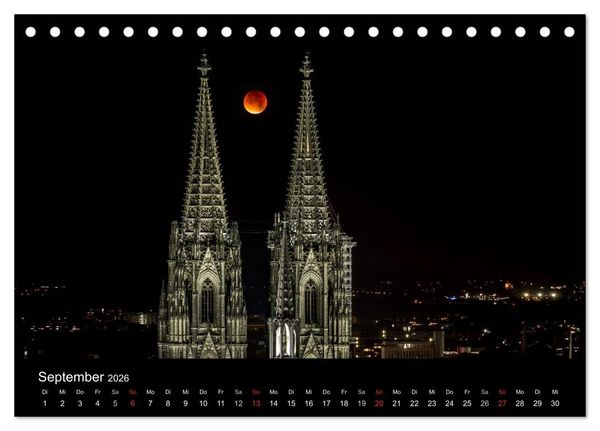 Produktbild: K&ouml;lner - Blickwinkel (Tischkalender 2026 DIN A5 quer), CALVENDO Monatskalender