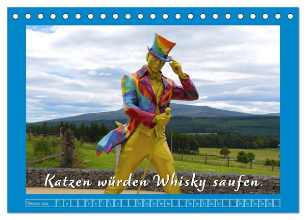 Produktbild: Whisky-Werbespr&uuml;che (Tischkalender 2026 DIN A5 quer), CALVENDO Monatskalender