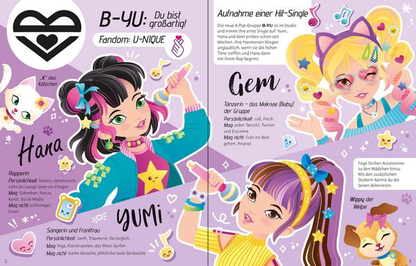 Produktbild: Mein Anziehpuppen-Stickerbuch: K-Pop