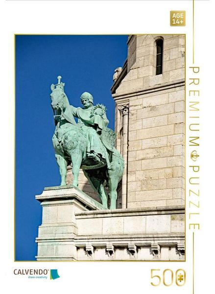 CALVENDO Puzzle Reiterstatue König Saint Louis | 500 Teile Lege-Größe 48 × 36 cm Foto-Puzzle für Erwachsene