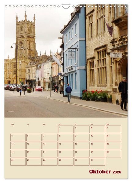 Produktbild: Die Cotswolds Englands gr&uuml;nes Herz (Wandkalender 2026 DIN A3 hoch), CALVENDO Monatskalender