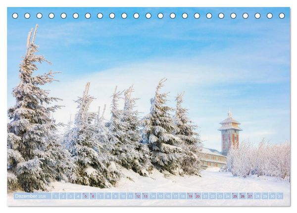 Produktbild: Vom Gebirge bis zum Meer, Alpen/Erzgebirge - Mitteldeutschland - K&uuml;ste (Tischkalender 2026 DIN A5 quer), CALVENDO Monatskalender