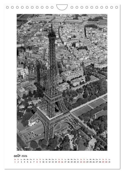 Produktbild: Visage de Paris, ann&eacute;es 1970 (Calendrier mural 2026 DIN A4 horizontal), CALVENDO calendrier mensuel
