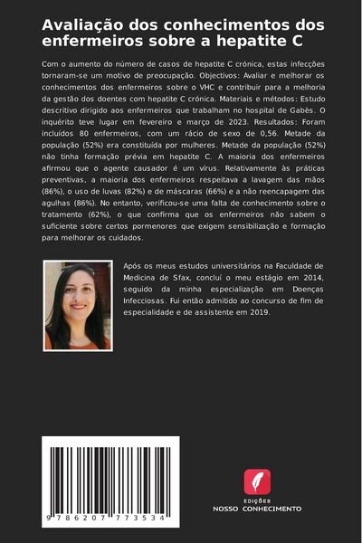 Produktbild: Avalia&ccedil;&atilde;o dos conhecimentos dos enfermeiros sobre a hepatite C