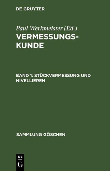 Produktbild: St&uuml;ckvermessung und Nivellieren