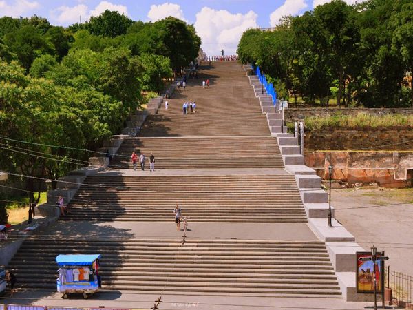 Produktbild: CALVENDO Puzzle Legend&auml;re Potjomkinsche Treppe in Odessa | 1000 Teile Lege-Gr&ouml;&szlig;e 64x48cm Foto-Puzzle f&uuml;r gl&uuml;ckliche Stunden