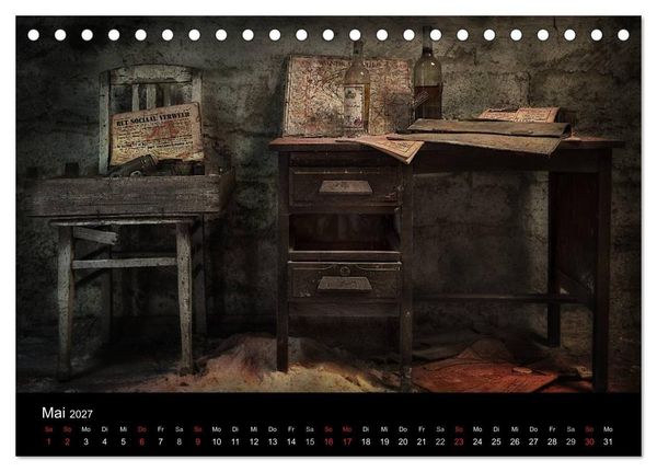 Produktbild: Geheimnisvolle Orte - Lost Places (Tischkalender 2027 DIN A5 quer), CALVENDO Monatskalender