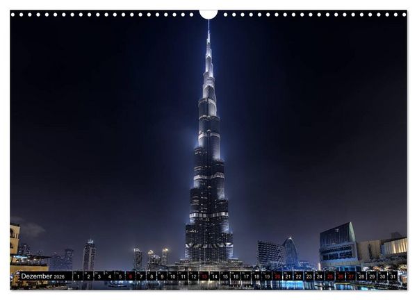 Produktbild: Dubai - City of dreams (Wandkalender 2026 DIN A3 quer), CALVENDO Monatskalender
