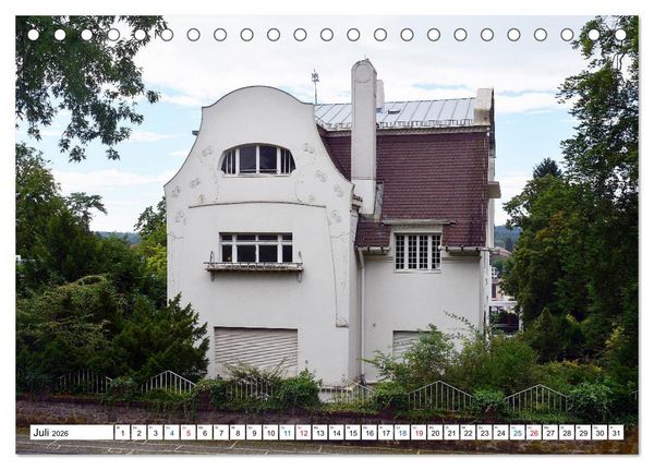 Produktbild: Jugendstil - Darmstadt (Tischkalender 2026 DIN A5 quer), CALVENDO Monatskalender