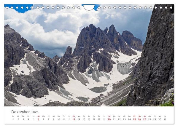 Produktbild: S&uuml;dtirol - Land der Berge und Seen (Wandkalender 2026 DIN A4 quer), CALVENDO Monatskalender
