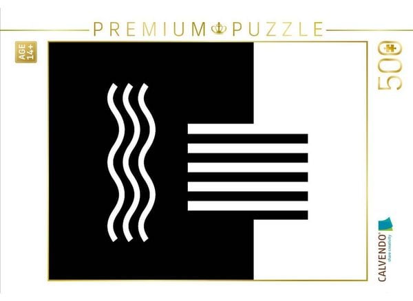CALVENDO Puzzle Kontrastreiche schwarz-weiße Bilder | 500 Teile Lege-Größe 48 × 36 cm Foto-Puzzle für Erwachsene