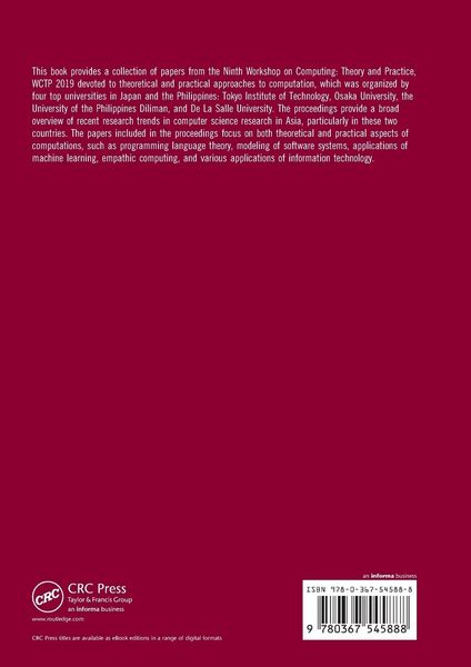 Produktbild: Theory and Practice of Computation