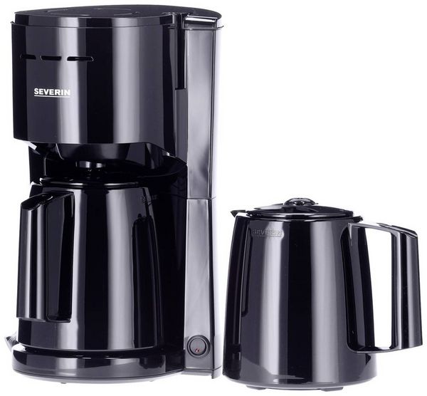 Severin KA 9307 Kaffeemaschine Schwarz Fassungsvermögen Tassen=8 Isolierkanne