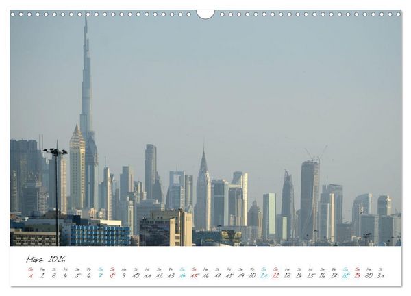 Produktbild: Dubai, die Stadt der Superlative. (Wandkalender 2026 DIN A3 quer), CALVENDO Monatskalender