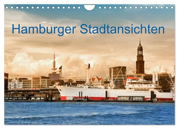 Hamburger Stadtansichten (Wandkalender 2026 DIN A4 quer), CALVENDO Monatskalender