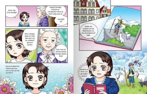 Produktbild: MANHWA &ndash; Klassiker f&uuml;r Kids &ndash; Heidi, Kind der Berge (komplett in Farbe)