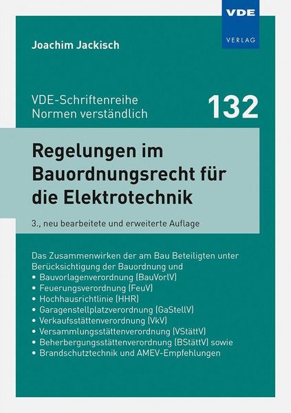 Produktbild: Regelungen im Bauordnungsrecht f&uuml;r die Elektrotechnik