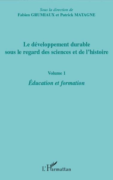 Produktbild: Le d&eacute;veloppement durable sous le regard des sciences et de l'histoire