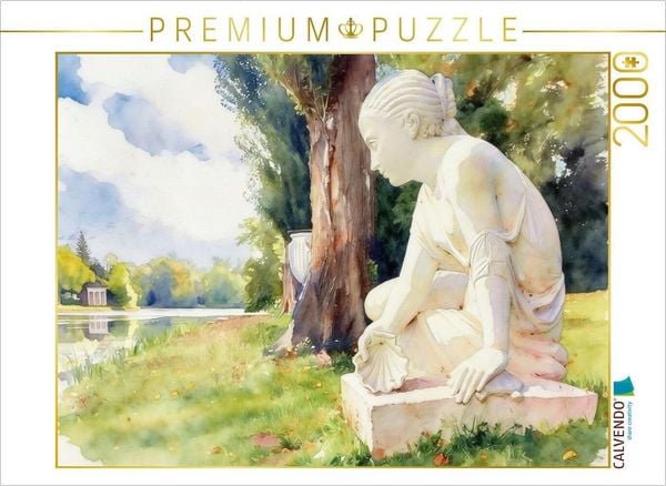 CALVENDO Puzzle Die Muschelsucherin | 2000 Teile Lege-Größe 90 × 67 cm Foto-Puzzle für glückliche Stunden