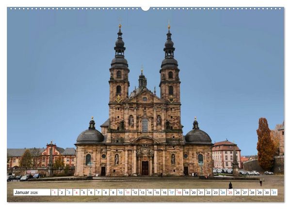 Produktbild: Fulda - die Barockstadt (Wandkalender 2026 DIN A2 quer), CALVENDO Monatskalender