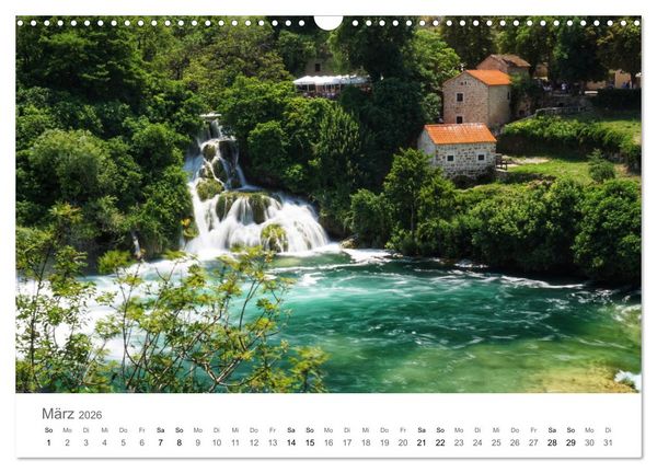 Produktbild: Wasserf&auml;lle - die sch&ouml;nsten Wasserf&auml;lle der Welt (Wandkalender 2026 DIN A3 quer), CALVENDO Monatskalender