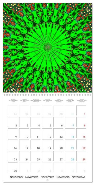 Produktbild: Invitation au voyage introspectif (Calendrier mural carr&eacute; 2026 30x30 cm) Calendrier double avec une page pour vos prises de notes