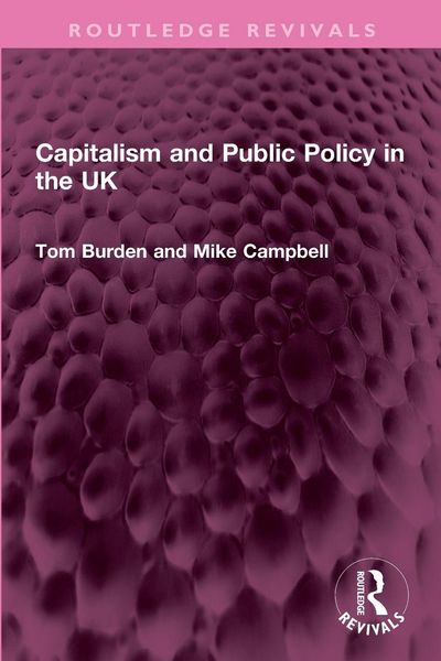 Produktbild: Capitalism and Public Policy in the UK