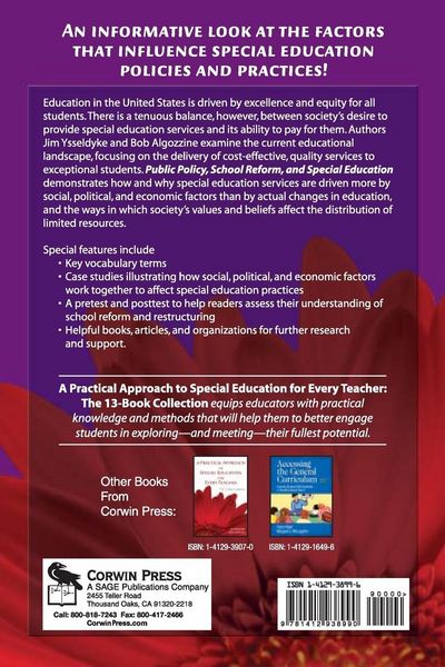 Produktbild: Public Policy, School Reform, and Special Education