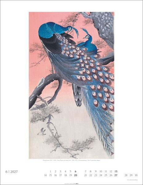 Produktbild: Japan Art Kalender 2027 - Die Kunst des Farbholzsschnitts
