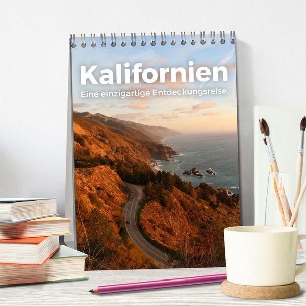 Produktbild: Kalifornien - Eine einzigartige Entdeckungsreise. (Tischkalender 2026 DIN A5 hoch), CALVENDO Monatskalender