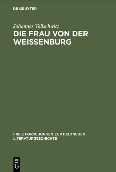 Produktbild: Die Frau von der Wei&szlig;enburg