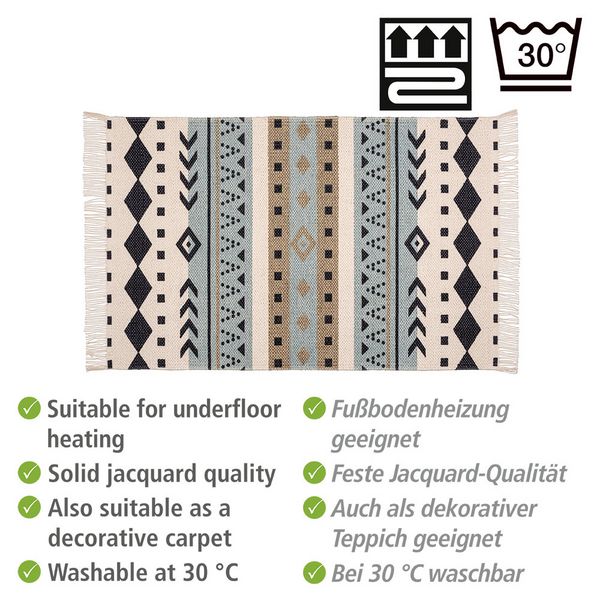 Produktbild: Badematte Mod. Bere, aus zertifizierter, recycelter Baumwolle