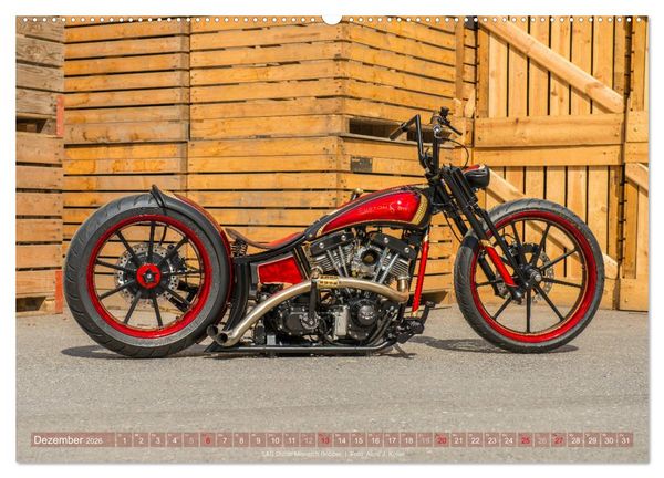Produktbild: Edel-Bikes 2026 (hochwertiger Premium Wandkalender 2026 DIN A2 quer), Kunstdruck in Hochglanz