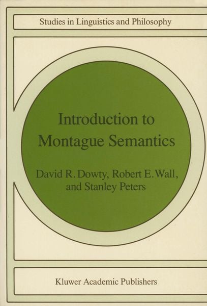 Produktbild: Introduction to Montague Semantics