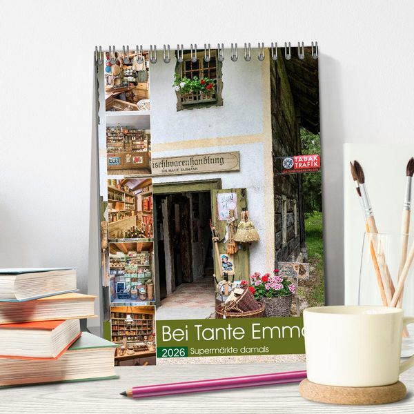 Produktbild: Bei Tante Emma, Superm&auml;rkte damals (Tischkalender 2026 DIN A5 hoch), CALVENDO Monatskalender