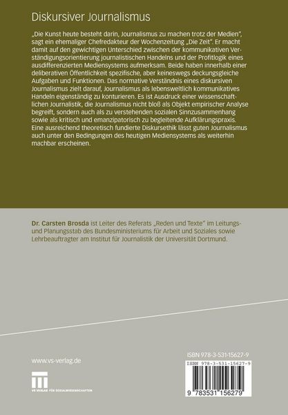 Produktbild: Diskursiver Journalismus