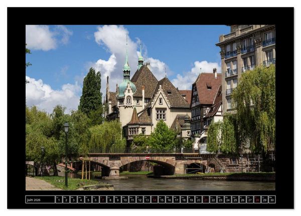 Produktbild: Strasbourg La Petite France (Calendrier mural 2026 DIN A3 vertical), CALVENDO calendrier mensuel