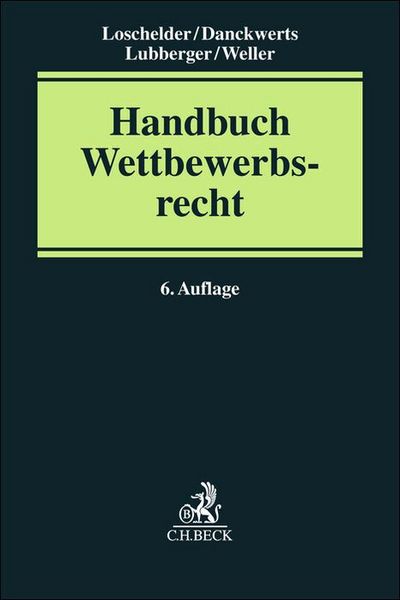 Produktbild: Handbuch Wettbewerbsrecht