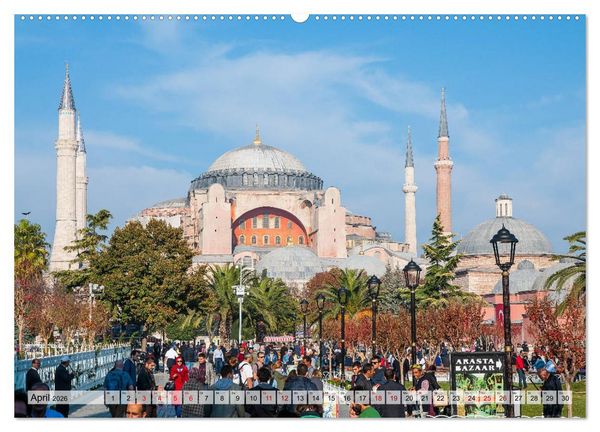 Produktbild: Istanbul - Im Schnittpunkt von Kulturen und Kontinenten (Wandkalender 2026 DIN A2 quer), CALVENDO Monatskalender