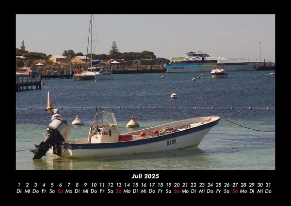 Produktbild: Boote 2025 Fotokalender DIN A3
