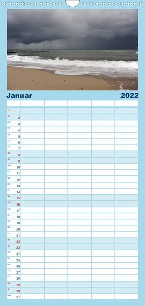 Produktbild: Familienplaner K&uuml;hlungsborn (Wandkalender 2022 , 21 cm x 45 cm, hoch)