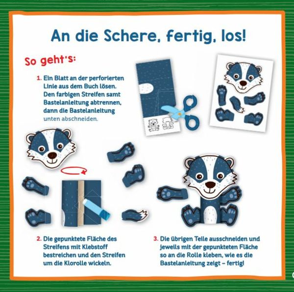 Produktbild: Mein erstes Klorollen-Bastelbuch - Im Wald