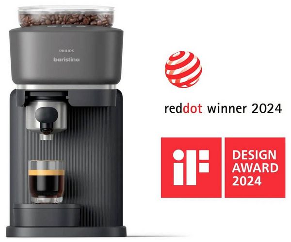 Produktbild: Philips Baristina BAR300/60 Black Espressomaschine Schwarz