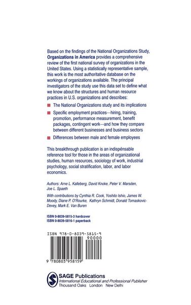 Produktbild: Organizations in America