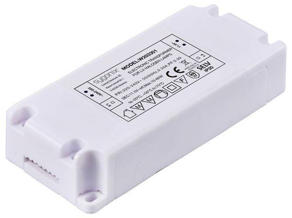 Produktbild: Sygonix SY-6313016 Halogen Transformator 11.5 V/AC 10 - 60W