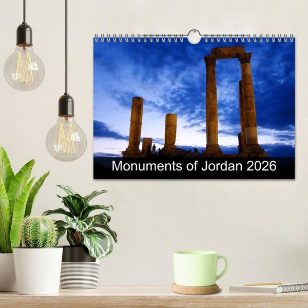 Produktbild: Monuments of Jordan 2026 (Wall Calendar 2026 DIN A4 landscape), CALVENDO 12 Month Wall Calendar