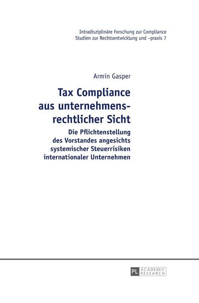 Produktbild: Tax Compliance aus unternehmensrechtlicher Sicht