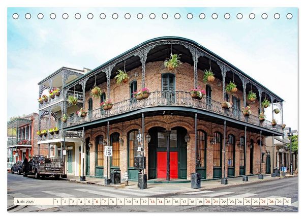 Produktbild: So sch&ouml;n ist New Orleans (Tischkalender 2026 DIN A5 quer), CALVENDO Monatskalender